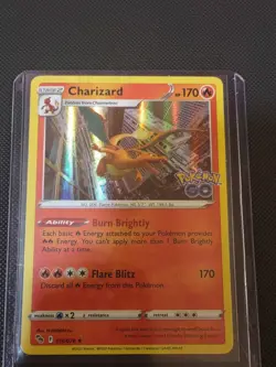 Charizard 010/078 Holo Rare Pokemon GO Pokemon Holo Lightly Played - Image 1