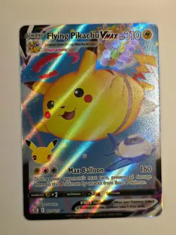 Flying Pikachu VMAX 007/025 Holo VMAX Rare Celebrations Pokemon Lightly Played - Image 1