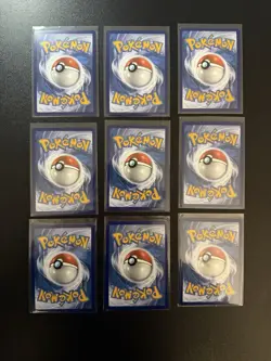 Pokemon TCG: (9) Card Lot V Full Arts Celebi, Arceus, Unown, Medicham, Empoleon. - Image 2