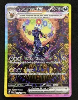 FRESH PULL!!!! Pokemon TCG Umbreon EX 161/131 Prismatic Evolutions - Image 1