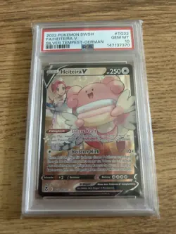 Pokemon Blissey V TG22 PSA 10 GEM MT Silver Tempest 2022 Deutsch - Image 2