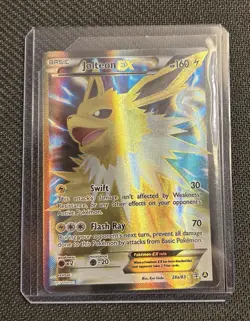 The Pokemon Company Jolteon EX 28A/83 Full Art Holo Ultra Rare Textured Beauty - Image 3