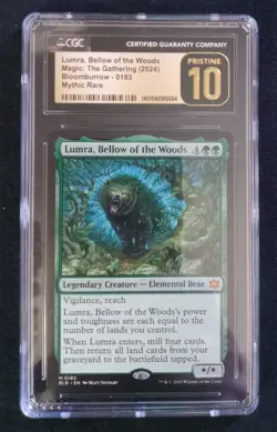 Mtg Lumra Bellow of the Woods (CGC) 10 Pristine, Bloomburrow Mythic Rare [2024] - Image 1
