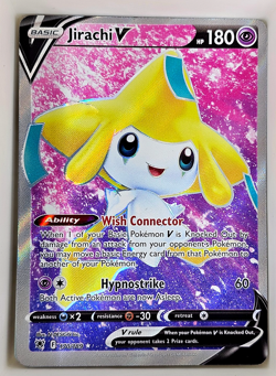 2022 Pokemon Astral Radiance 170/189 Jirachi V Full Art Holo Ultra Rare - Image 2