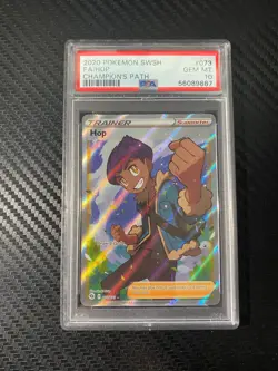 2020 Pokemon Champion's Path Hop PSA 10 - Image 1