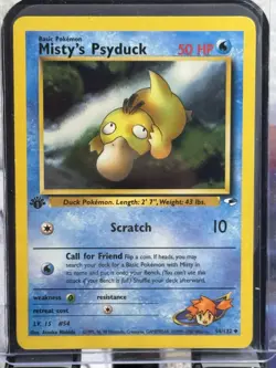 Pokemon TCG Misty's Psyduck Gym Challenge, 1st Edition - Image 1