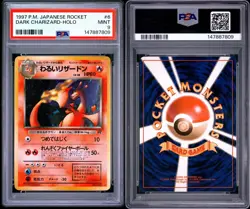 1997 POKEMON JAPANESE ROCKET #6 DARK CHARIZARD-HOLO PSA 9 *NEW CERT* - Image 3
