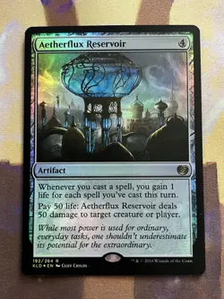 MTG Aetherflux Reservoir FOIL x1 LP Kaladesh - Image 1