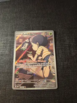 Pokemon TCG Poltchageist 171/167 SV06 Twilight Masquerade IR Full Art Holo EN - Image 1