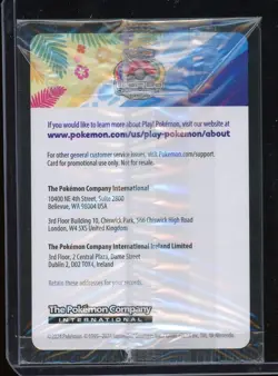 2024 Pokemon World Championships Pikachu w/ Mew 190 Black Star Promo Sealed - Image 2