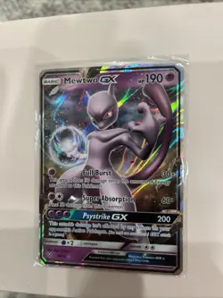 Pokemon TCG Mewtwo GX Secret Rare Shining Legends - Image 1