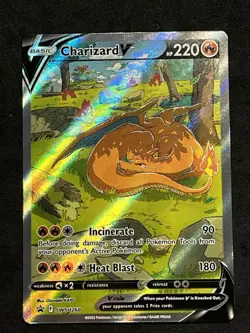 Charizard V Sword & Shield Black Star Promo #SWSH260 - Image 1