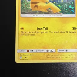 Pokemon TCG Pikachu 006/012 McDonald's 2019 Holo Promo LP light play + wow! - Image 5