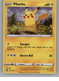 Pikachu 007/015 Holo Promo McDonald's Promos 2022 Pokemon Near Mint - Image 1