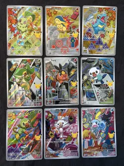 Pokemon First Partner Series 2 FULL SET. Johto, Unova, & Galar Regions. IN HAND! - Image 1