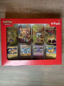 Pokemon TCG: Scarlet & Violet 151 Mini Tins 4 Pack SAMS CLUB SEALED IN HAND NEW - Image 1