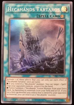 YUGIOH PHRE-EN009 Hecahands Tartaros Super Rare 1st Edition NM - Image 1