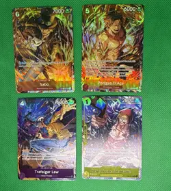 🔥One Piece Volume 5 & 6 Illustration Box Promo Set Ace , Sabo , Law & Rosinante - Image 1