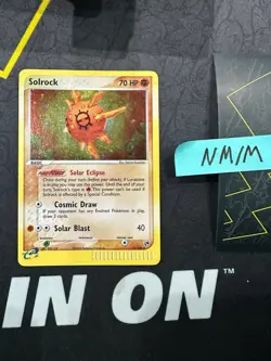Pokemon Card Solrock EX Sandstorm Holo Rare 13/100 140 💎NM💎 - Image 1