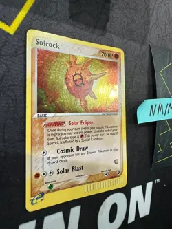 Pokemon Card Solrock EX Sandstorm Holo Rare 13/100 140 💎NM💎 - Image 3
