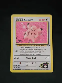 Erika's Clefairy 40/132 Gym Challenge Pokemon Card - Image 1