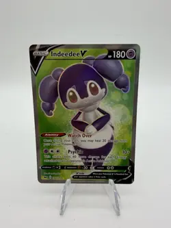 Indeedee V (Full Art) 192/202 Swsh01: Sword & Shield Holo Pokemon Card NM - Image 1