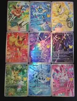 Custom Eeveelutions First Partner Inspired DIY Card Art Set - Image 1