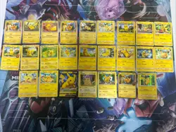 25 Different Pikachu Pokemon TCG Card Lot - Sun & Moon XY + More - Image 1