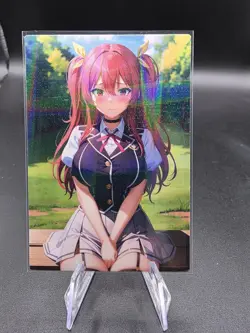 Stella Vermillion Holographic Anime Collectible Trading Card - Image 1