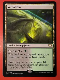 MTG, EDGE OF ETERNITIES * VERNAL FEN* #0024, RARE, REGULAR, EOC - Image 1