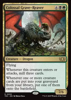 Colossal Grave-Reaver Commander: Tarkir: Dragonstorm MTG Regular - Image 1