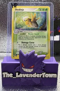 Nintendo Pokemon TCG Shedinja 11/97 EX Dragon Holo Rare 30 HP 2003 HP Swirl - Image 1