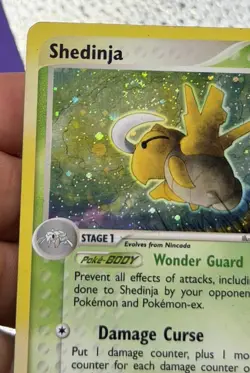Nintendo Pokemon TCG Shedinja 11/97 EX Dragon Holo Rare 30 HP 2003 HP Swirl - Image 3