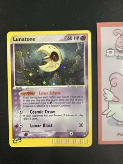 Pokemon Lunatone 8/100 Sandstorm Holo Rare 089 💎NM+💎 - Image 1