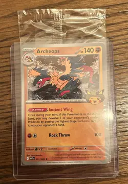 Pokemon Fossil Museum Archeops Excavator Stamp Promo SEALED with Hard Case - Image 1