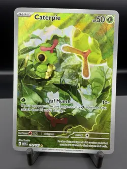 Pokemon Company Caterpie 172/165 SV 151 Illustration Rare Holo ENG 50HP Teeziro - Image 1
