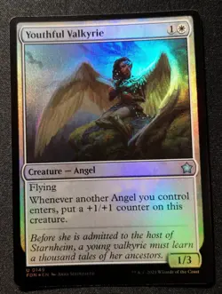 Youthful Valkyrie - Foil - FDN - MTG - EN - NM - 0149 - Image 1