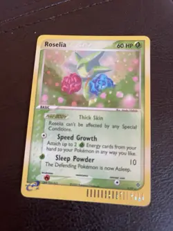 Vintage 2003 Holo Rare Roselia 9/97 EX Dragon E-Reader Series Pokemon Nm - Image 3