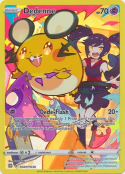 Dedenne - TG07/TG30 Ultra Rare Brilliant Stars NM Pokemon TCG - Image 1