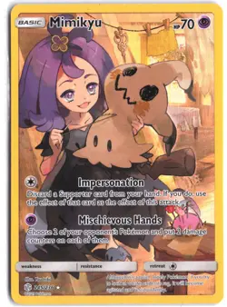 Mimikyu 245/236 Secret Rare Cosmic Eclipse Pokemon - Image 1