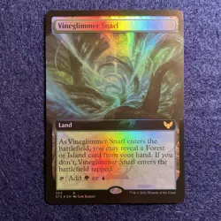 Vineglimmer Snarl Extended Art Foil MTG Strixhaven - - Image 1