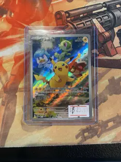 Pokemon Pikachu 027 Adventuring Together Promo Holo Full Art Sv Scarlet Violet - Image 3