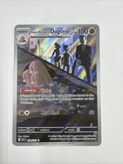 Team Rockets Dugtrio 239/217 - Pokemon TCG - Ascended Heros Illustration Rare - Image 1