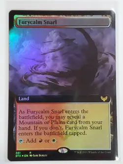 Furycalm Snarl - Extended Art FOIL RARE MTG Strixhaven M/NM - Image 1