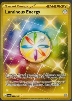 Pokemon TCG- Luminous Energy 226/167 Hyper Rare SV:Twilight Masquerade NM - Image 1
