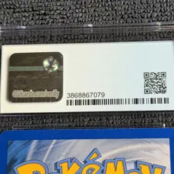 Pokemon Omanyte 60/75 1st Edition CGC 9 Mint Blue Label 2001 Neo Discovery TCG - Image 5