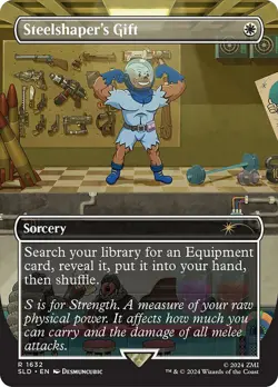 MTG Steelshaper's Gift Fallout Secret Lair Borderless - Secret Lair #1632 - Image 1