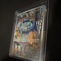 Squirtle 148/142 Sv07 Stellar Crown Illustration Rare Holo - Image 2