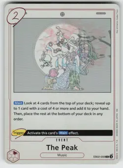 Foil The Peak EB02-008 Rare Extra Booster: Anime 25th Collection Near Mint - Image 1