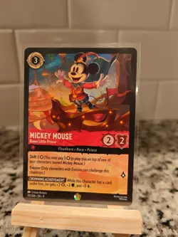 Mickey Mouse-Brave Little Prince EN 111/204 Fabled Legendary Card Disney Lorcana - Image 1